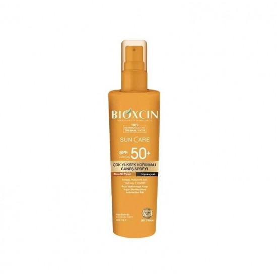 اسپری ضدآفتاب بیوکسین BIOXCIN SUN CARE SPF50 حجم 200 میل