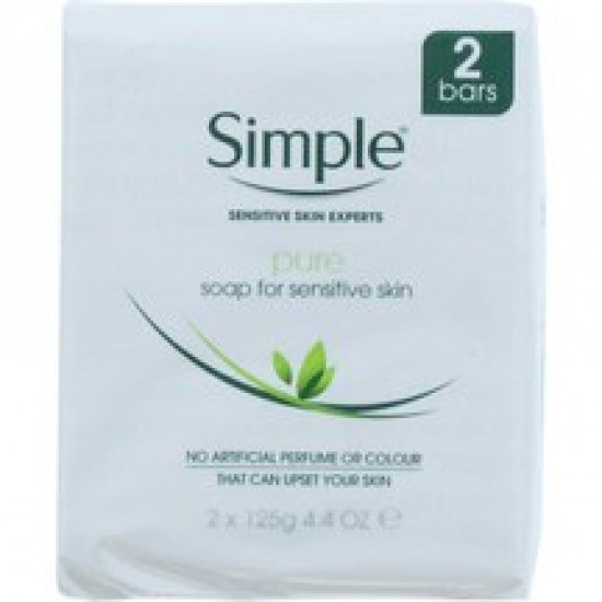 صابون شستشو سیمپل Simple Pure مناسب پوست حساس بسته 2 عددی