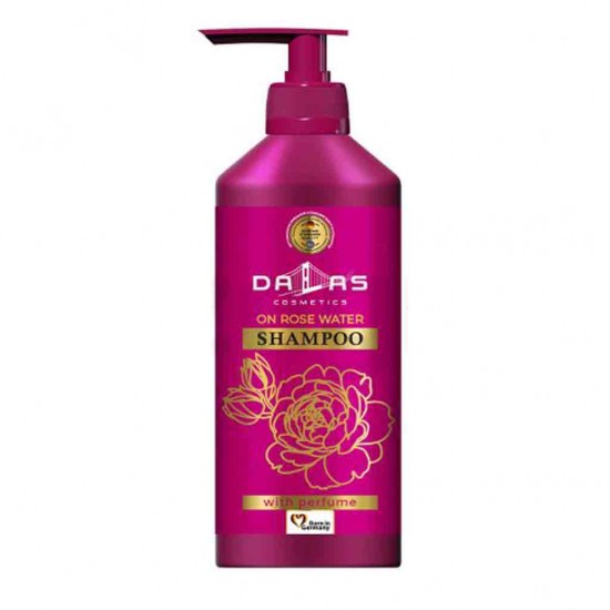 شامپو سر آلمانی دالاس DALAS ON ROSE WATER تقویت کننده مو حاوی گلاب 1000 گرم