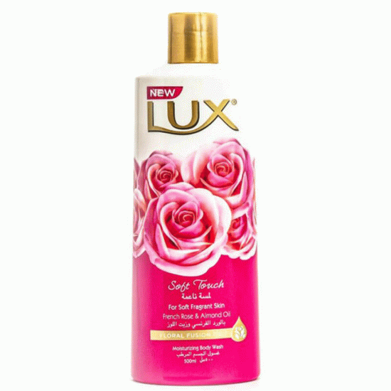 شامپو بدن لوکس Lux Soft Rose با رایحه گل رز 500 میل