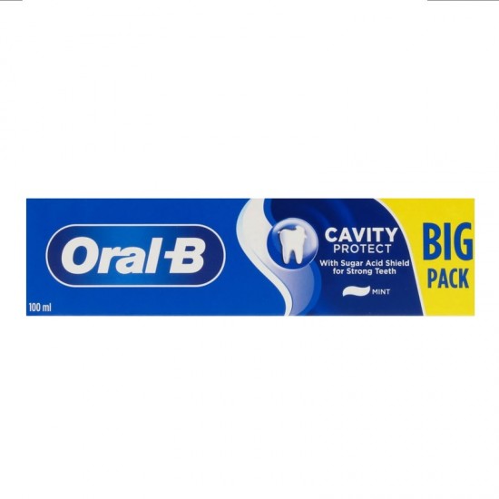 خمیر دندان اورال بی ORAL B ضد پوسیدگی مدل CAVITY PROTECT حجم 100 میل