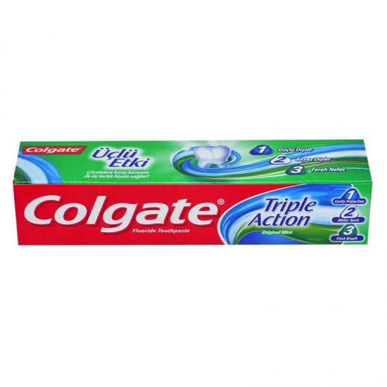 خمیر دندان کلگیت COLGATE سه کاره حجم 100 میل